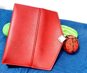 Red Flap Wallet