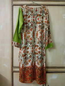 K Women's Printed Kurta | XL | Bust 32