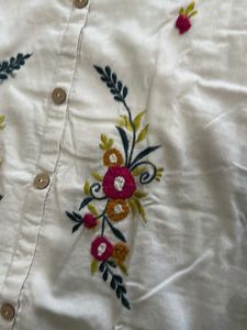 Embroidered Kurta Top