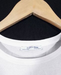 Classic White Crew Neck T-Shirt