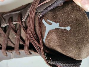 Nike Men's Brown Suede High-Top Sneakers