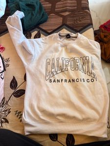 White California Crewneck Sweatshirt