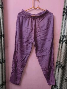 Elegant Purple kurta pant dupatta set