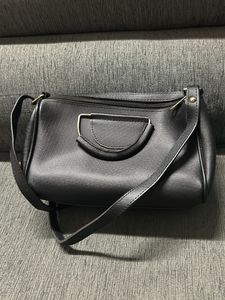 Black Leather Handbag