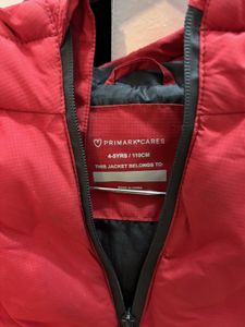 Primark Red Puffer Jacket from London