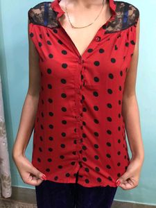 Red Polka Dot Shirt
