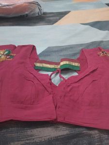 ETHNIC MAROON SAREE