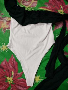 Chic Off-Shoulder Ruffled BODYSUIT