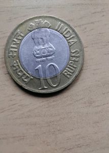 Rare 10 Rupee Platinum Jubilee Coin