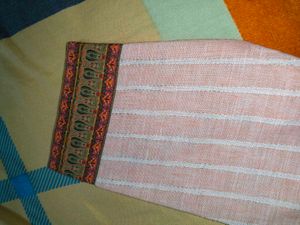 beautiful pink kurti kdhai work