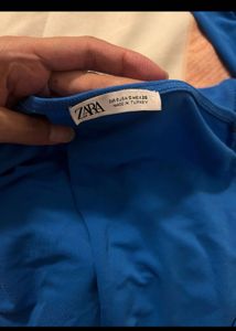 Blue Crop Top &amp; Pant Zara
