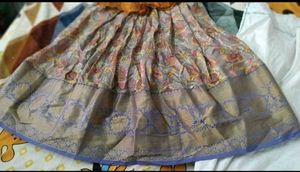 Beautiful Orange &amp; Floral Print Lehenga Choli
