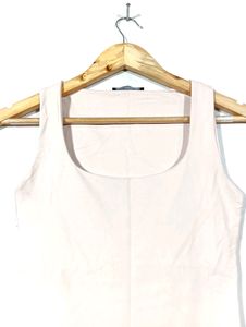 Nude Sleeveless Top