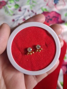 Elegant Gold Stud Earrings
