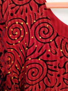 Bohemian Red Maxi Dress