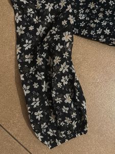 Chic Floral Print Mini Dress