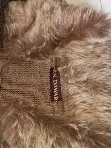 Chic Faux Fur Trimmed Cardigan