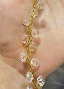 Gold &amp; Crystal Bridal Headpiece