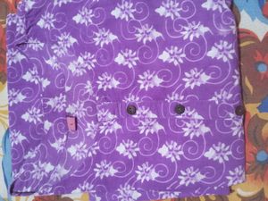 Vibrant Purple Printed Kurta