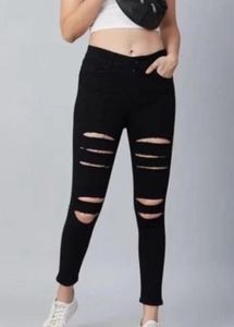 Ripped Black Jeans