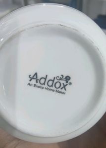 Addox Pink Printed Tea Cup With Cover . Like New.