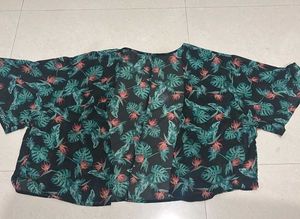 Tropical Print Kimono