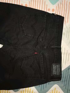 Levi's 710 Super Skinny Black Jeans