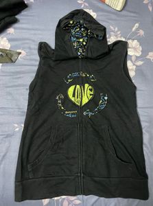 Sleeveless Hoodie Vest