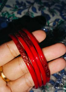 Set of Red Bangles