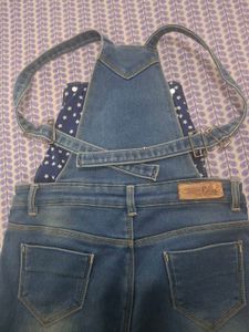 Stylish Blue Denim Overalls for Women