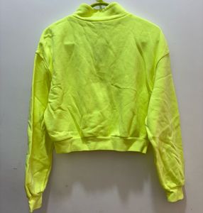 H&amp;M Zip Up Cropped Sweatshirt