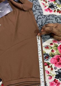 Allen Solly Brown Polo T-Shirt newwdtag