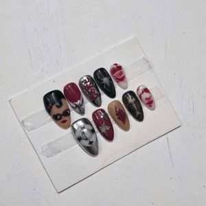 Gothic Themed Press-On Nails Set