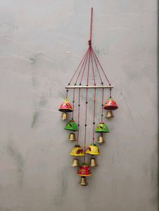 Boho Colorful Bell Wall Hanging