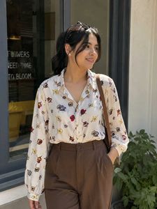 Floral Print Button-Down Shirt