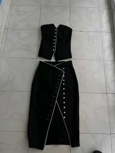 Chic Black Co-ord Set
