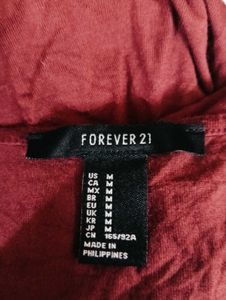 Forever 21 Maroon Top