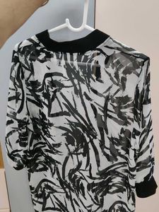 Black &amp; White cardigan
