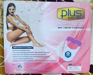 Plus Super Razor - 6 Packs
