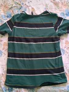 Max striped green tee