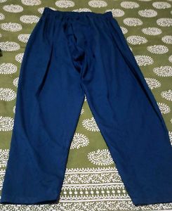 Navy Blue Kurta Set with net dupatta