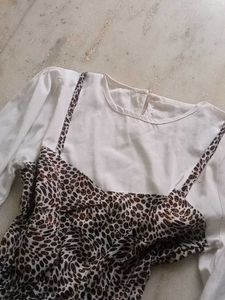 y2k leopard print top 🪶