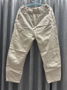 ZARA Cream Paperbag Waist Pants