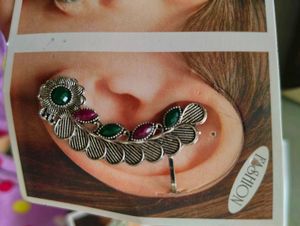 navratri festive ear cuffs