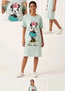 Minnie Mouse Graphic Print Dress