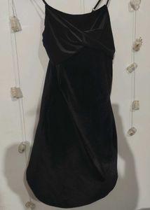 Short Elegant Black Slip Dress