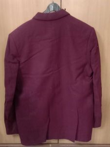 Men's Burgundy Blazer