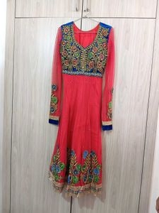 Embroidered Anarkali Suit