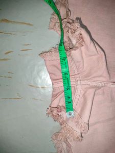 Cute Pink Denim Shorts
