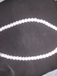 Elegant Pearl &amp; Crystal Necklace Set